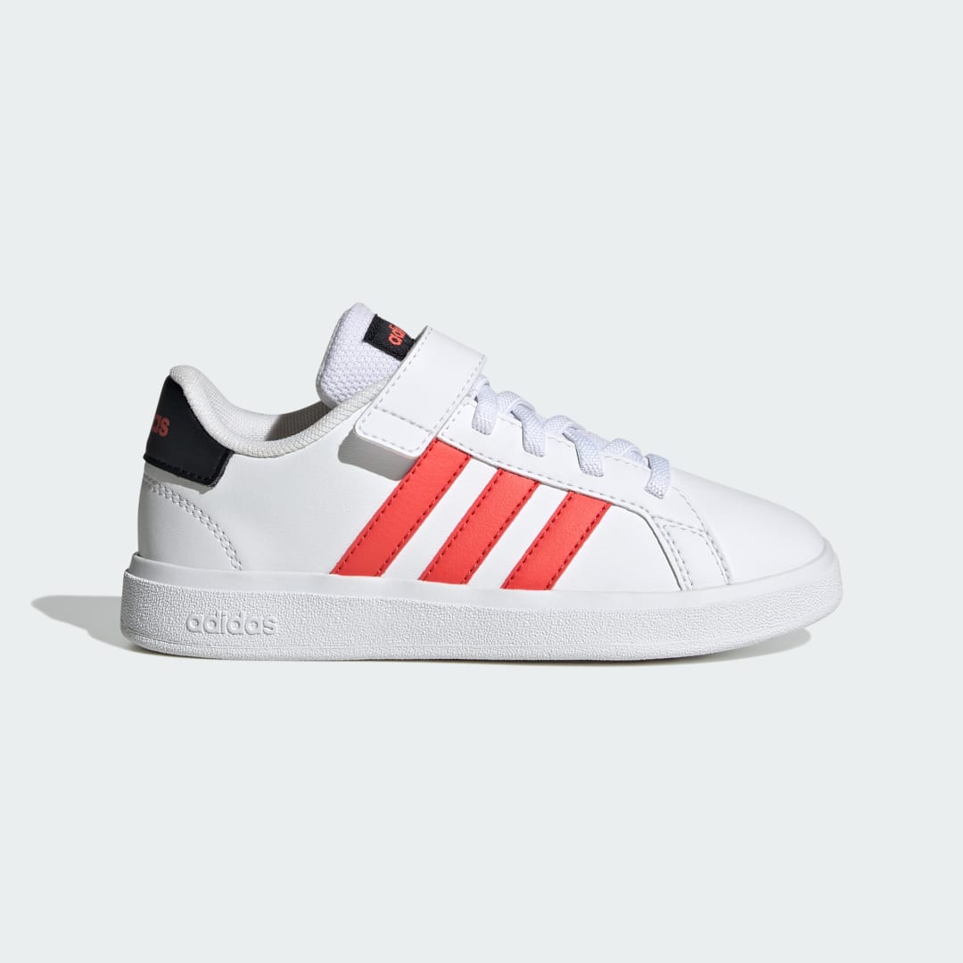 Tenisky a topánky adidas Performance Grand Court Elastic Lace and Top Strap Biela | IG4840, 0