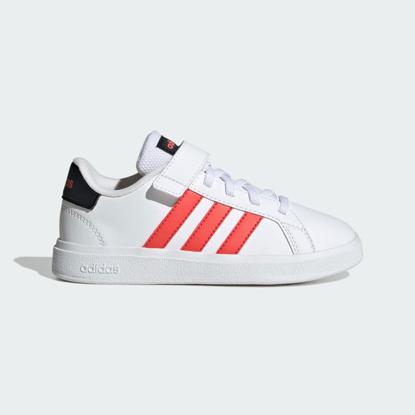 Tenisky a topánky adidas Performance Grand Court Elastic Lace and Top Strap Biela | IG4840