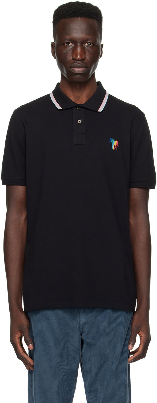 PS Paul Smith Broad Stripe Zebra Polo