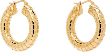Náušnice Versace Versace Greca Gold Hoop Earrings Žltá | 1020562_1A00620, 1