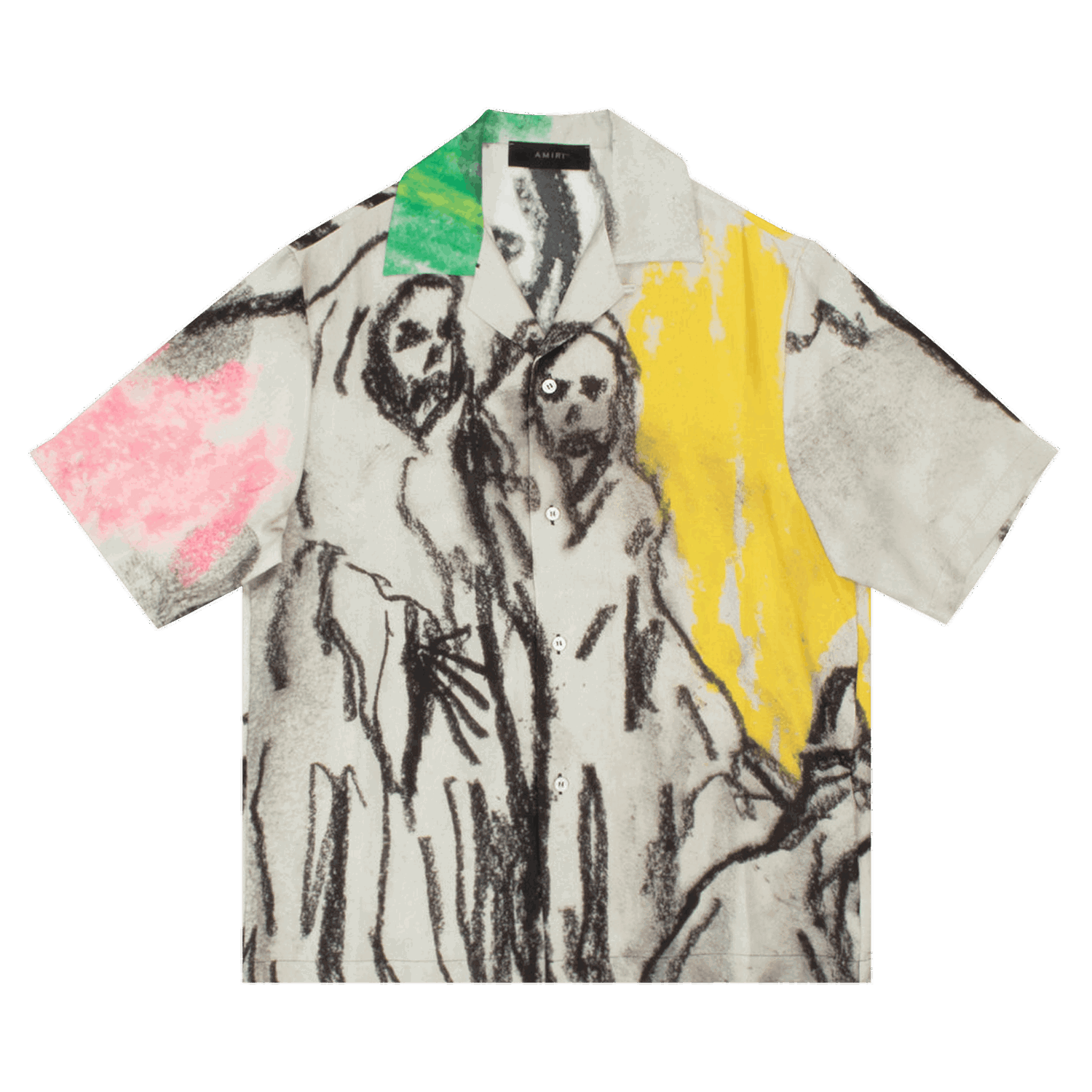 Košeľa AMIRI x Wes Lang Reaper Bowling Shirt Rôznofarebný | AW22MSS003 900 MULT, 0