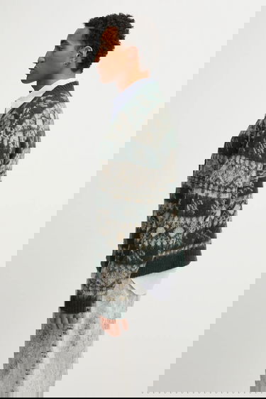 Sveter DAILY PAPER Wool Blend Pattern Check Cardigan Rôznofarebný | 2521126, 1