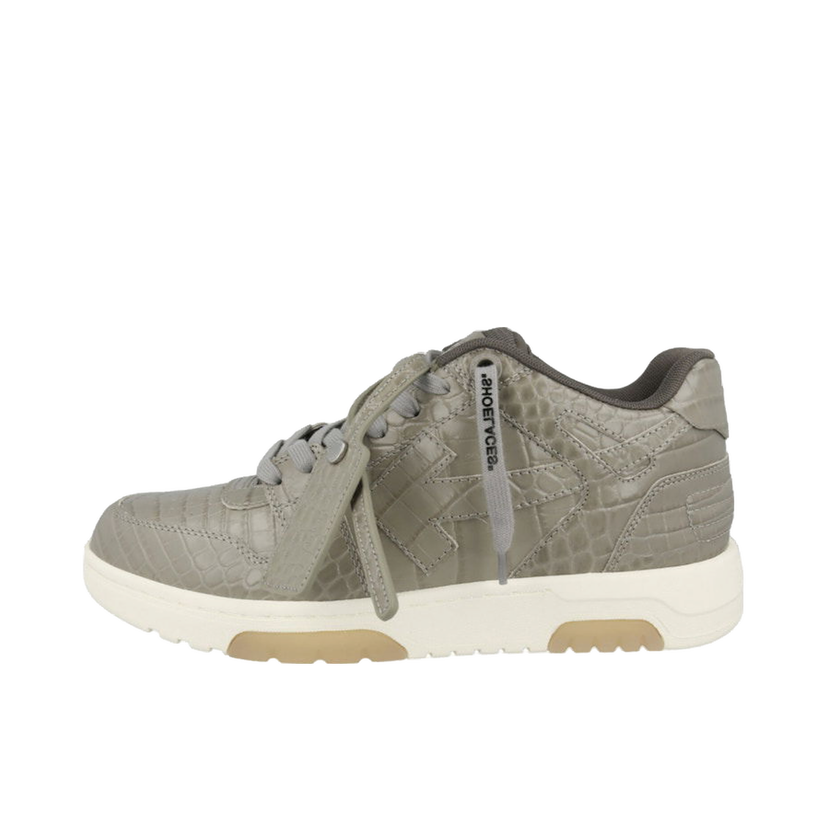 Tenisky a topánky Off-White Out Of Office OOO Low Tops Sand Croc Šedá | OMIA189S22LEA0050909
