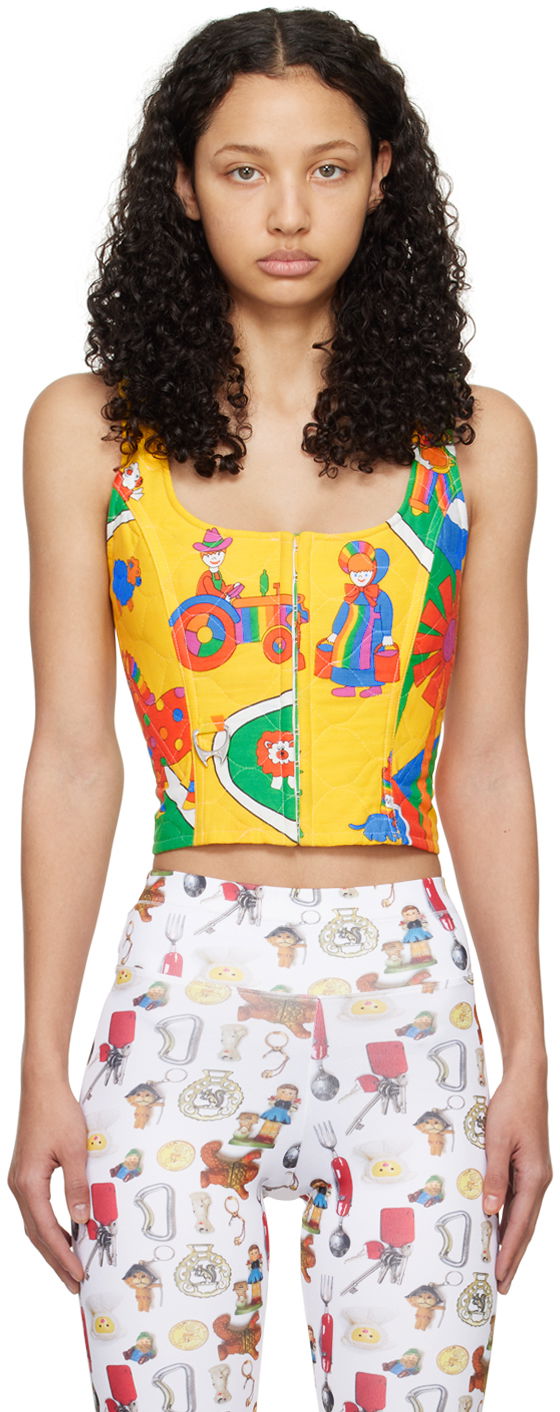 Tielko Chopova Lowena Chopova Lowena Losi Quilted Tank Top Žltá | 2213, 0