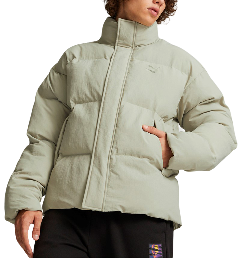 Prešívaná bunda Puma Classics Oversized Polyball Puffer Jacket Zelené | 53557368, 0