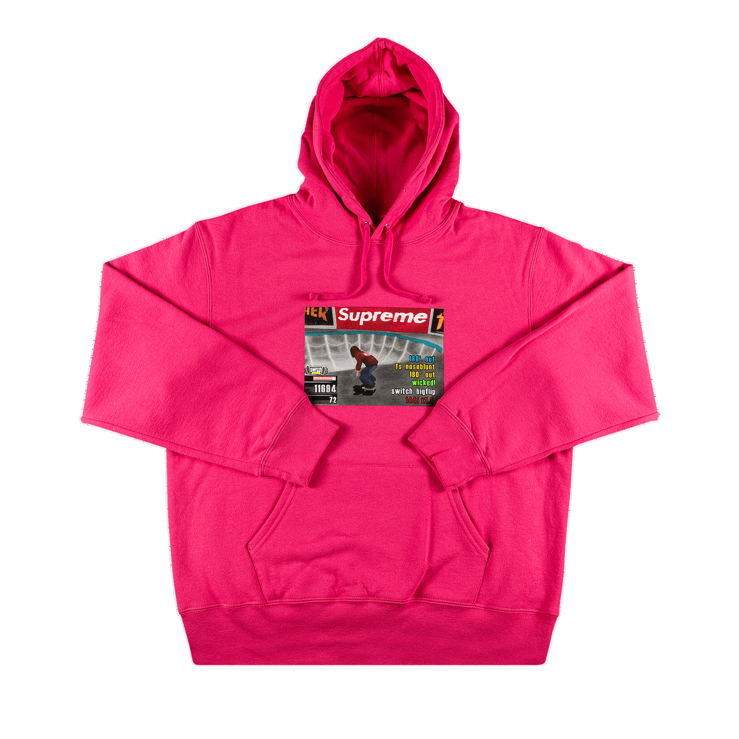 Mikina Supreme Thrasher x Hooded Sweatshirt Ružová | FW21SW98 MAGENTA, 0