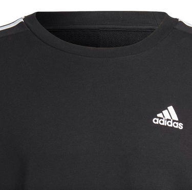 Mikina adidas Originals French Terry 3-Stripes Sweatshirt Čierna | IC9317, 1