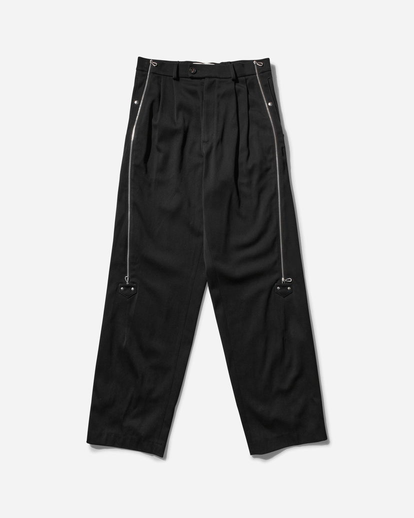 Nohavice KIKO KOSTADINOV Trousers with Zip Čierna | KKAW24T05 021