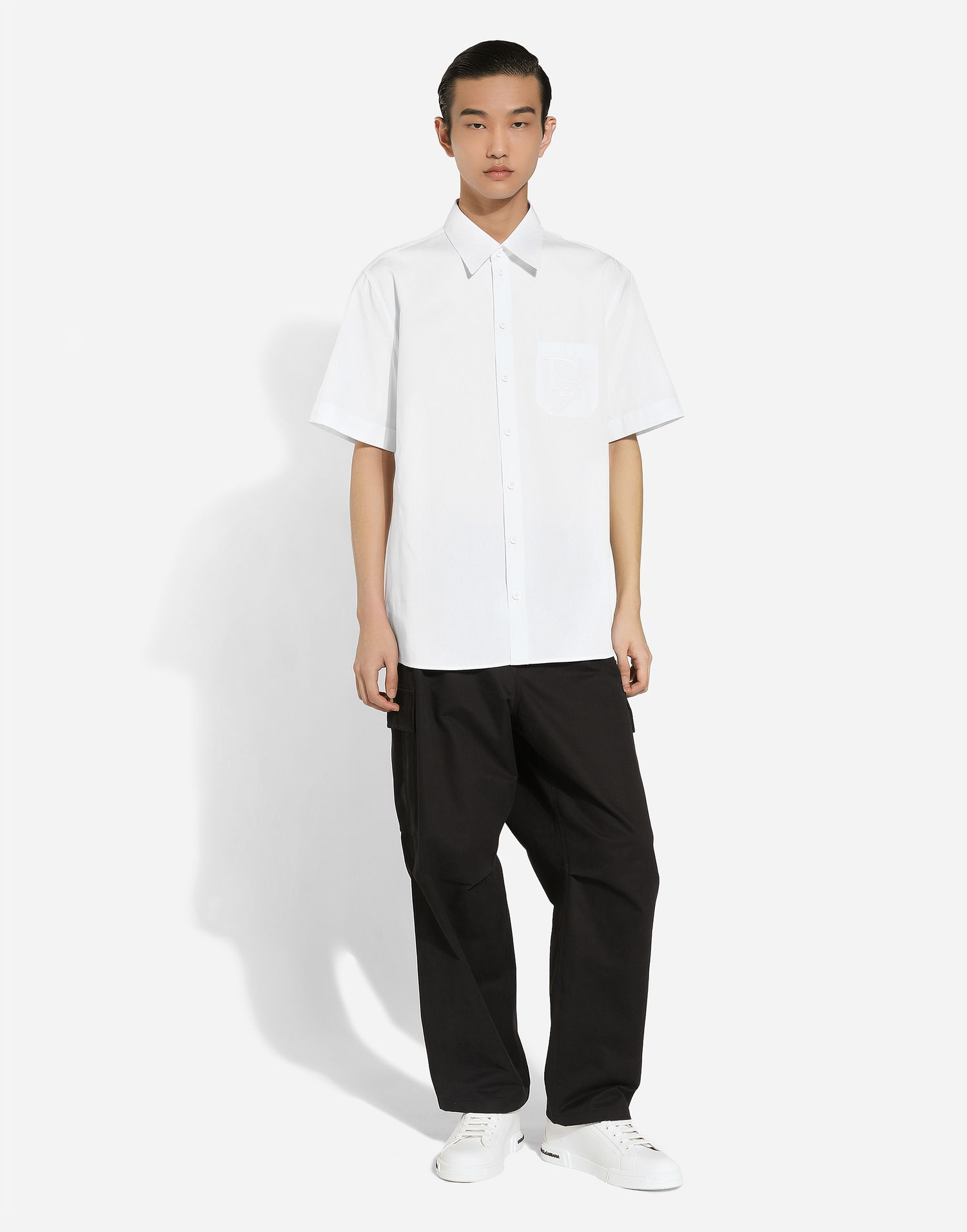 Košeľa Dolce & Gabbana Shirt DG Embroidery Biela | G5MK9ZGI731W0800, 1