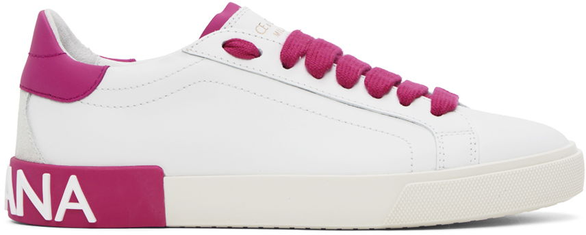 White Portofino Vintage Sneakers