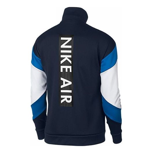 Mikina Nike Training Splicing Colorblock Gym Jacket Navy | AJ5322-451, 0