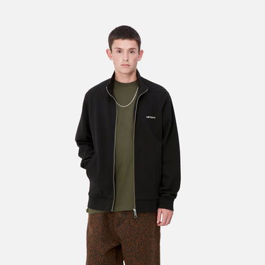 Mikina Carhartt WIP Embroidered Logo Zip-Up Jacket Čierna | I033062_9, 0