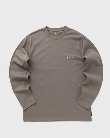 Tričko Snow Peak Onepoint Logo Long Sleeve T-Shirt Šedá | TS-24AU104-DARKKHAKI, 0