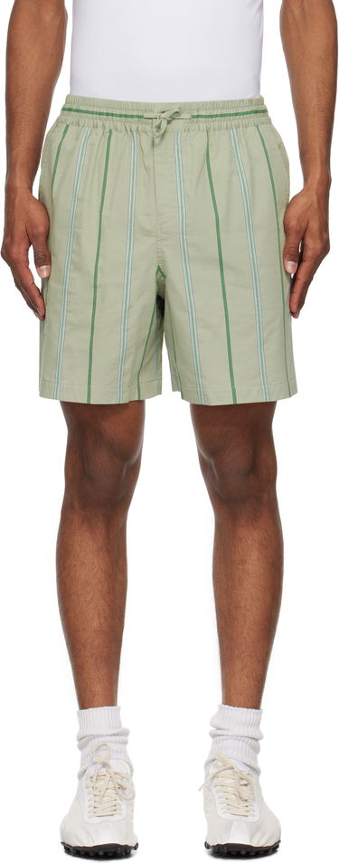 Šortky MAISON KITSUNÉ Maison Kitsuné Elasticated Shorts Zelené | OM01407WC5029, 0