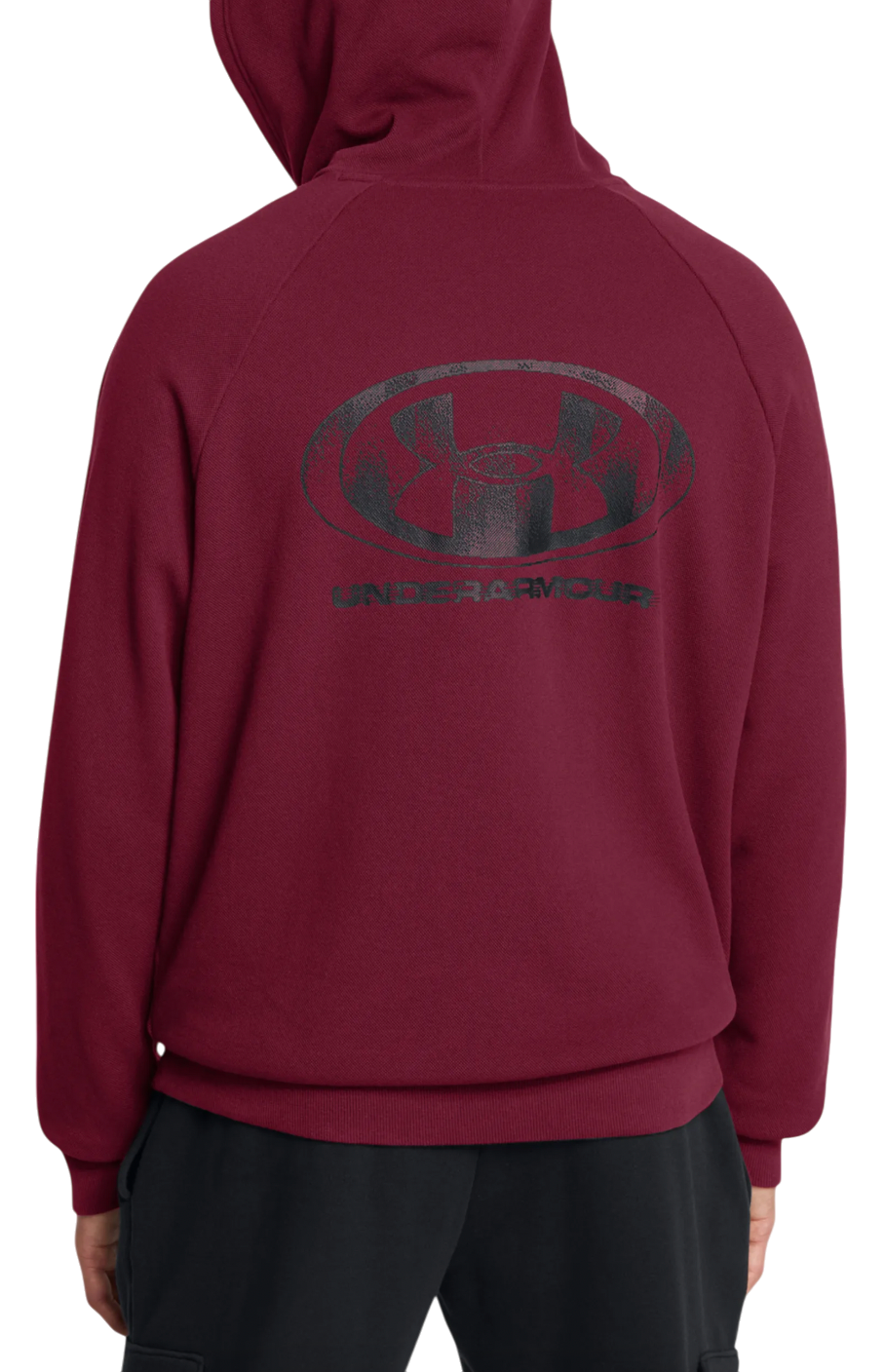 Mikina Under Armour Under Armour Rival Fleece Textured Hoodie Vínová | 1389428-625, 1