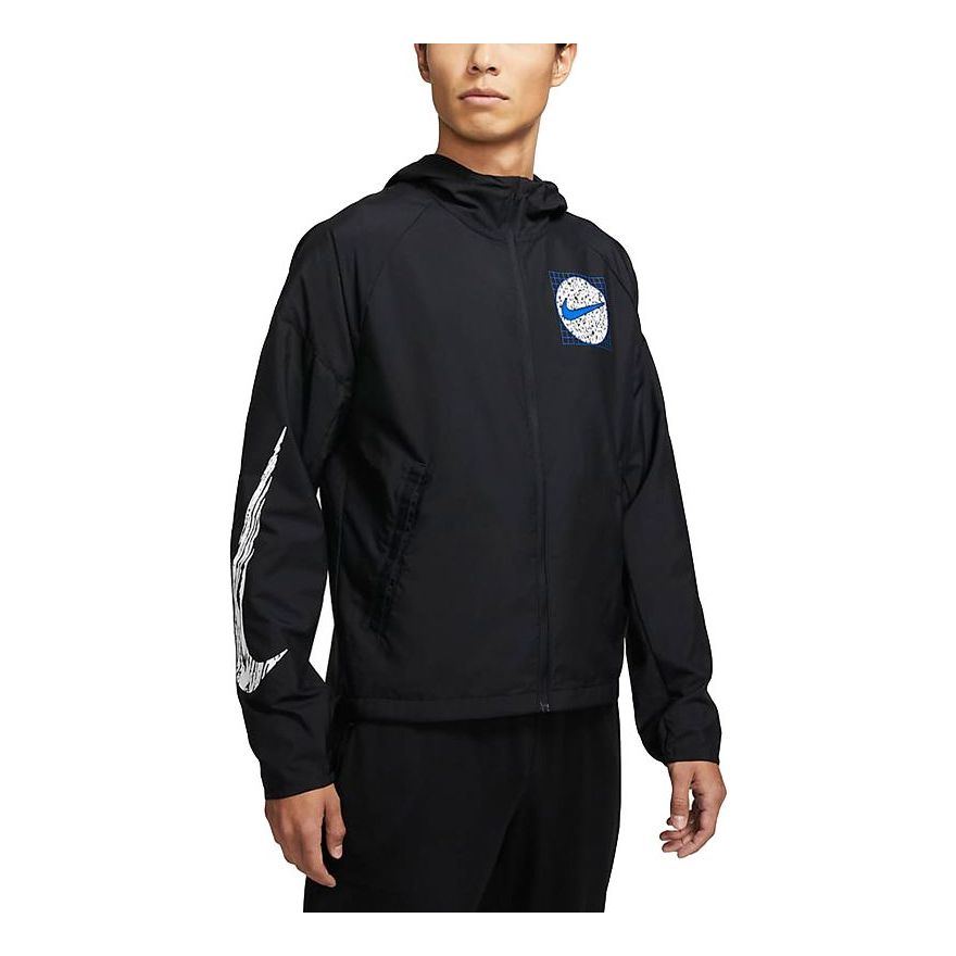 Vetrovka Nike Wild Run Casual Running Hooded Jacket Čierna | DA0191-010, 0