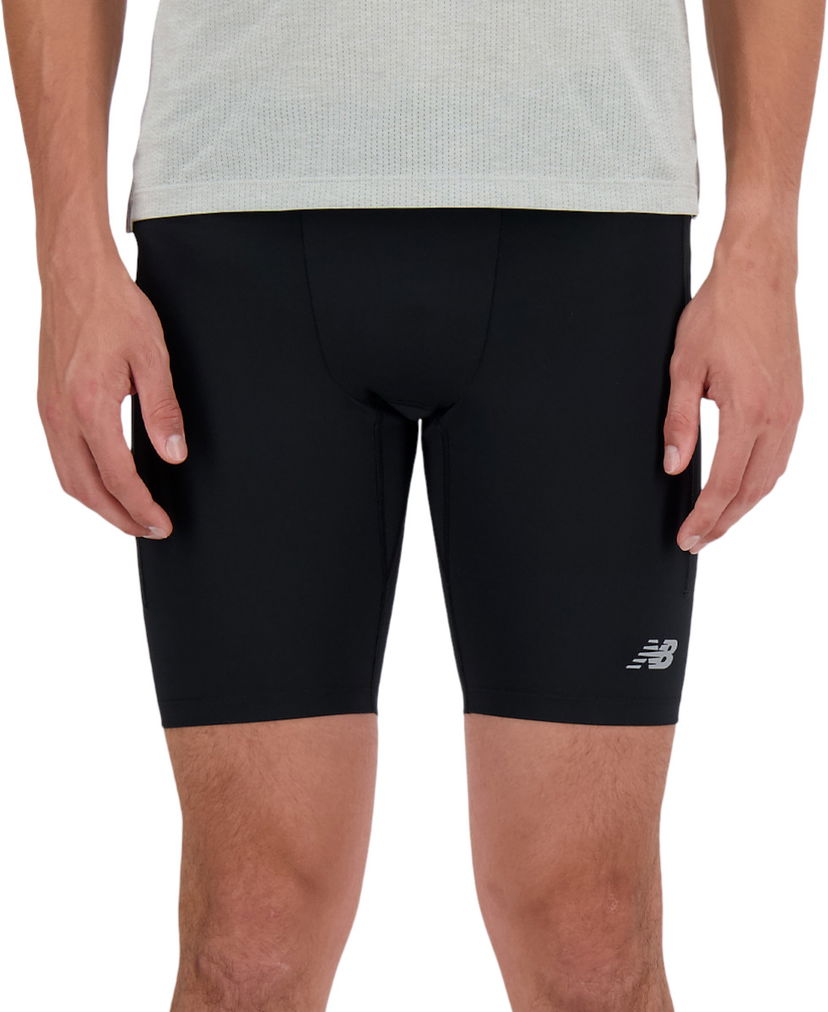 Šortky New Balance Sleek Pocket Half Tight 9" Čierna | ms41271-bk