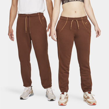 Tepláky Nike Nike Air Mid-Rise Fleece Joggers Hnedá | DQ6563-259, 0