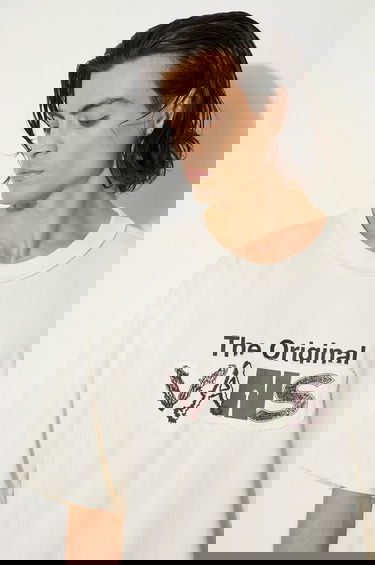 Tričko Vans Premium Classics LX Clash Graphic T-Shirt Béžová | VN000HQ73KS1, 4