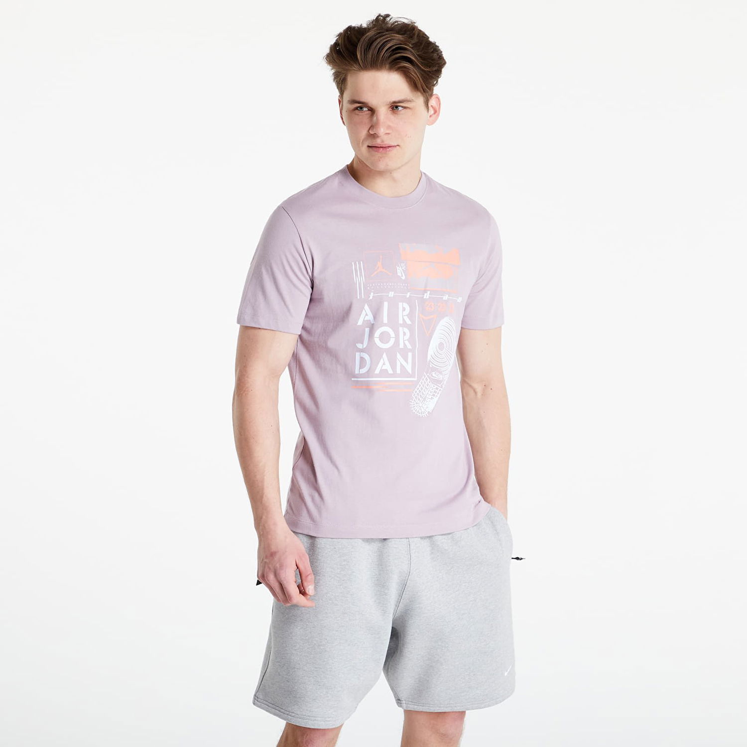 Tričko Jordan Brand Gfx Short Sleeve Crew 2 T-Shirt Fialová | DM1424-501, 0