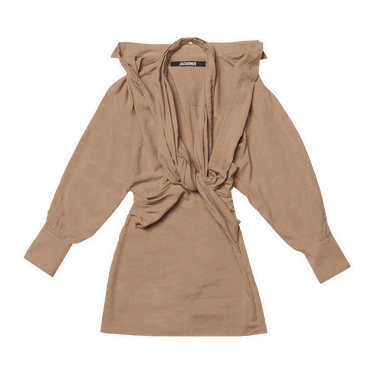 Šaty Jacquemus La Robe Agui Dress Béžová | 223DR033 1061 150, 0