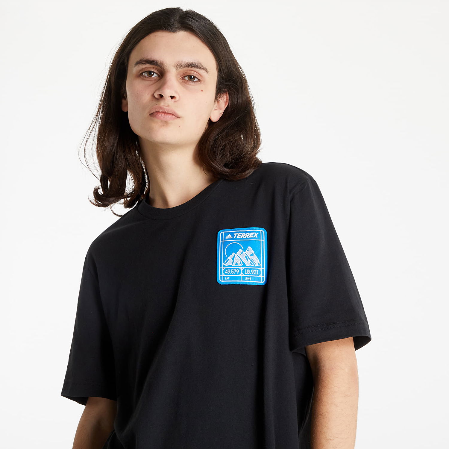 Tričko adidas Originals TX Patc MTN Tee Čierna | HE1764, 1