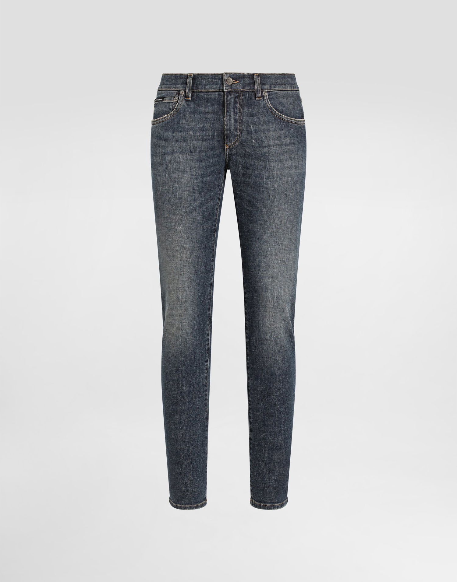 Džínsy Dolce & Gabbana Cotton Denim Jeans Modrá | GY07LDG8GW9S9001, 0