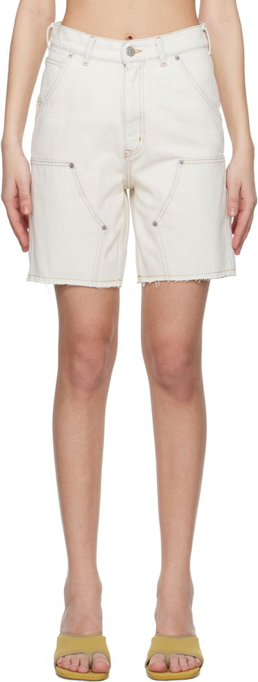 Šortky Maison Margiela MM6 Maison Margiela Paneled Denim Shorts Biela | SH2MU0012 M30018, 0