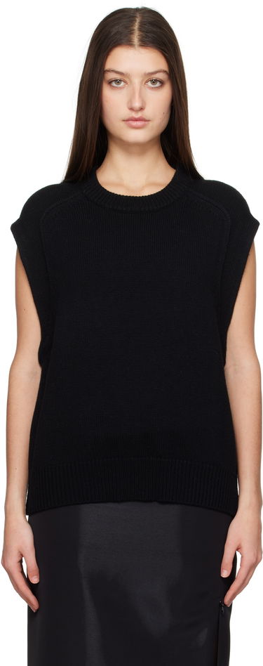 Sveter Loulou de Saison Loulou de Saison Mari Sleeveless Knit Top Čierna | MARI, 0