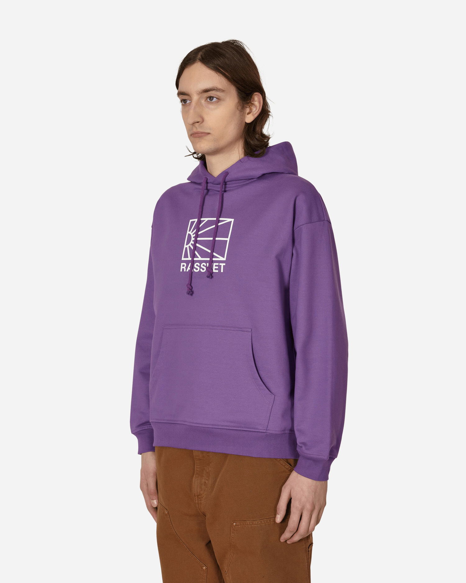Mikina PACCBET Logo Hooded Sweatshirt Fialová | PACC12T025 2, 1