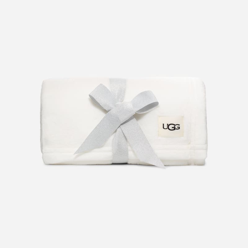 Šál UGG Bartlet Fleece Blanket Biela | 1131437-CSLV, 1