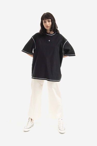 Nohavice Converse Wide High Waist Trousers Béžová | 10022968.A01, 1