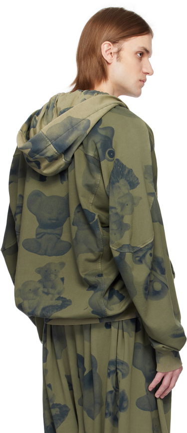 Mikina Vivienne Westwood Vivienne Westwood Baseball Print Hoodie Zelené | 3I010012-J009H-, 2