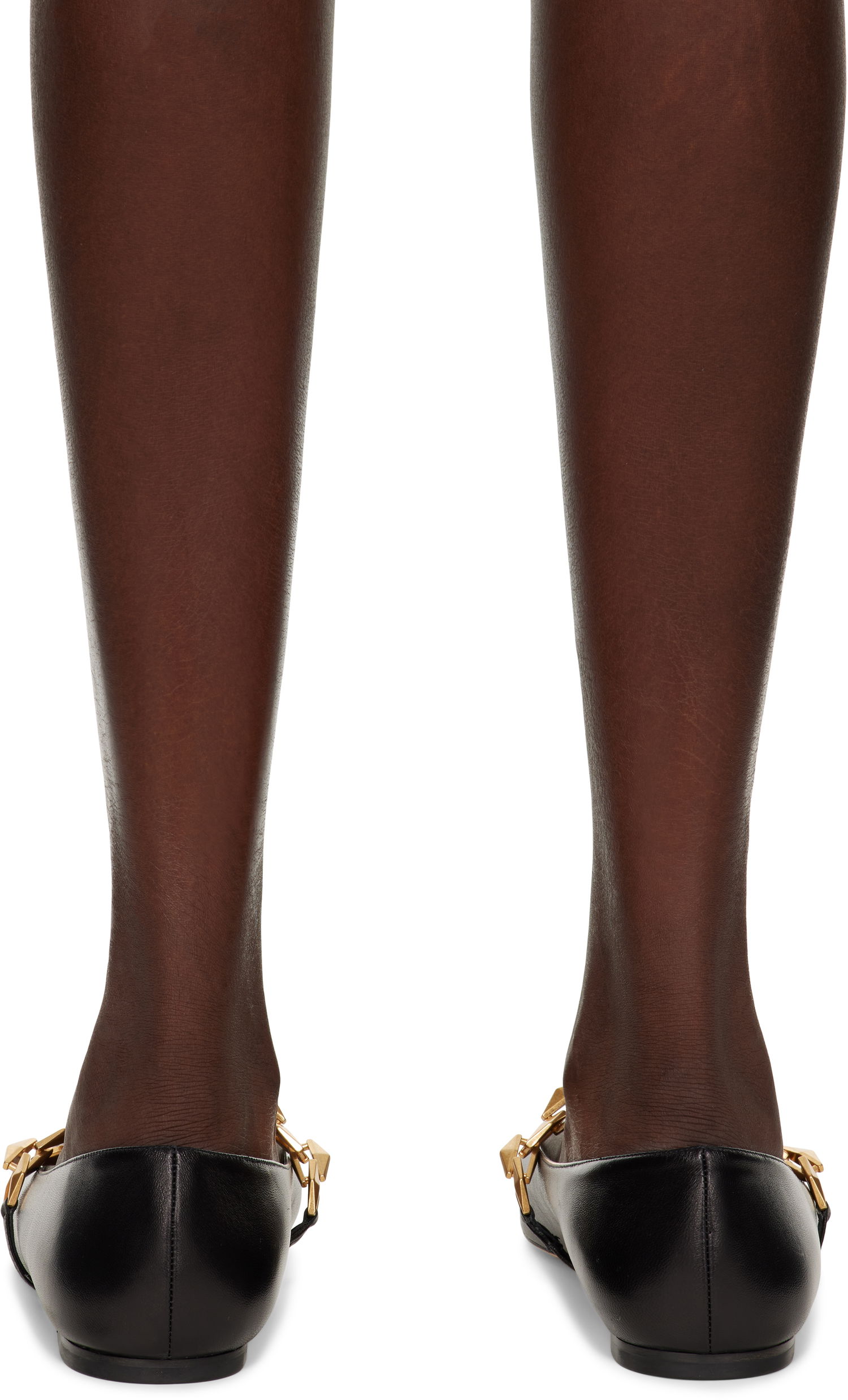 Starostlivosť o obuv Jimmy Choo Jimmy Choo Tilda Chain Ballerina Flats Čierna | DIAMOND TILDA FLAT, 1
