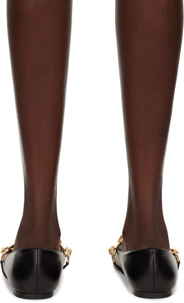 Starostlivosť o obuv Jimmy Choo Jimmy Choo Tilda Chain Ballerina Flats Čierna | DIAMOND TILDA FLAT, 1