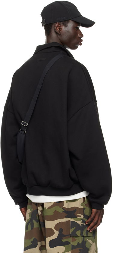 Sveter Fear of God Fear of God ESSENTIALS Polo Sweatshirt Čierna | 192BT244390F, 2