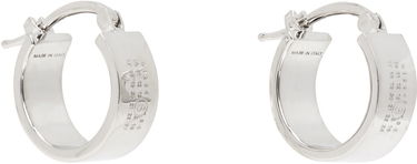 Náušnice Maison Margiela MM6 Maison Margiela Silver Hoop Earrings Metalická | SM7VG0102 SV0310, 1