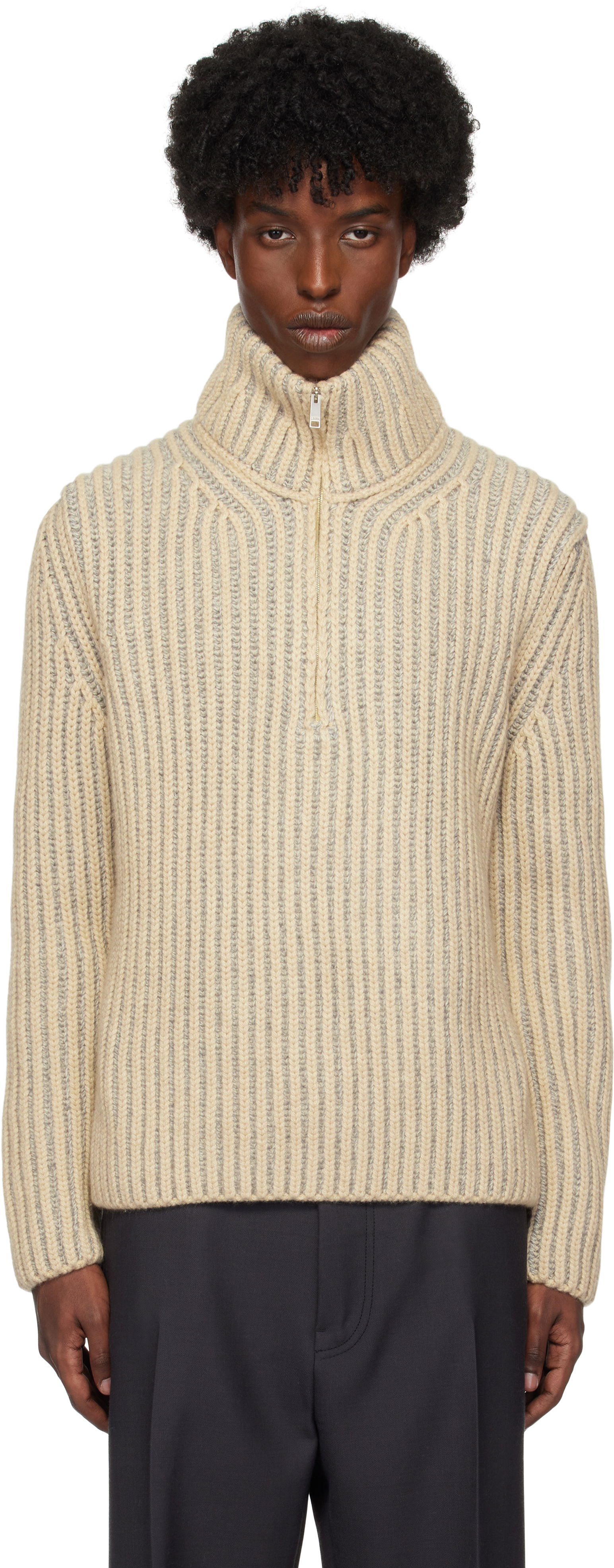 Cashmere Half Zip Sweater