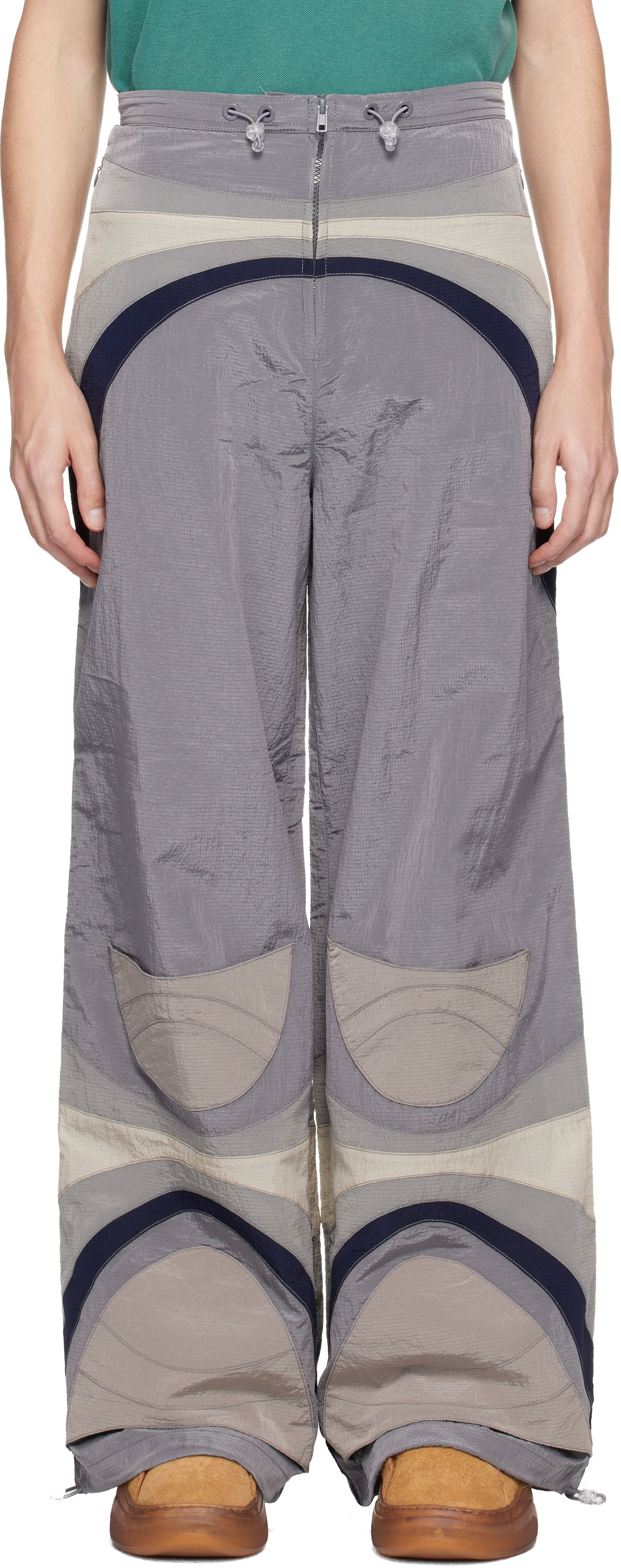 Nohavice ERL Rave Curved Panelled Trousers Rôznofarebný | ERL11P027, 0