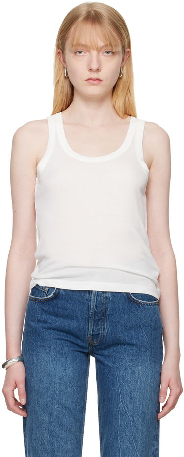 Tielko Anine Bing Off-White Brine Tank Top Biela | A-08-0419-100, 0