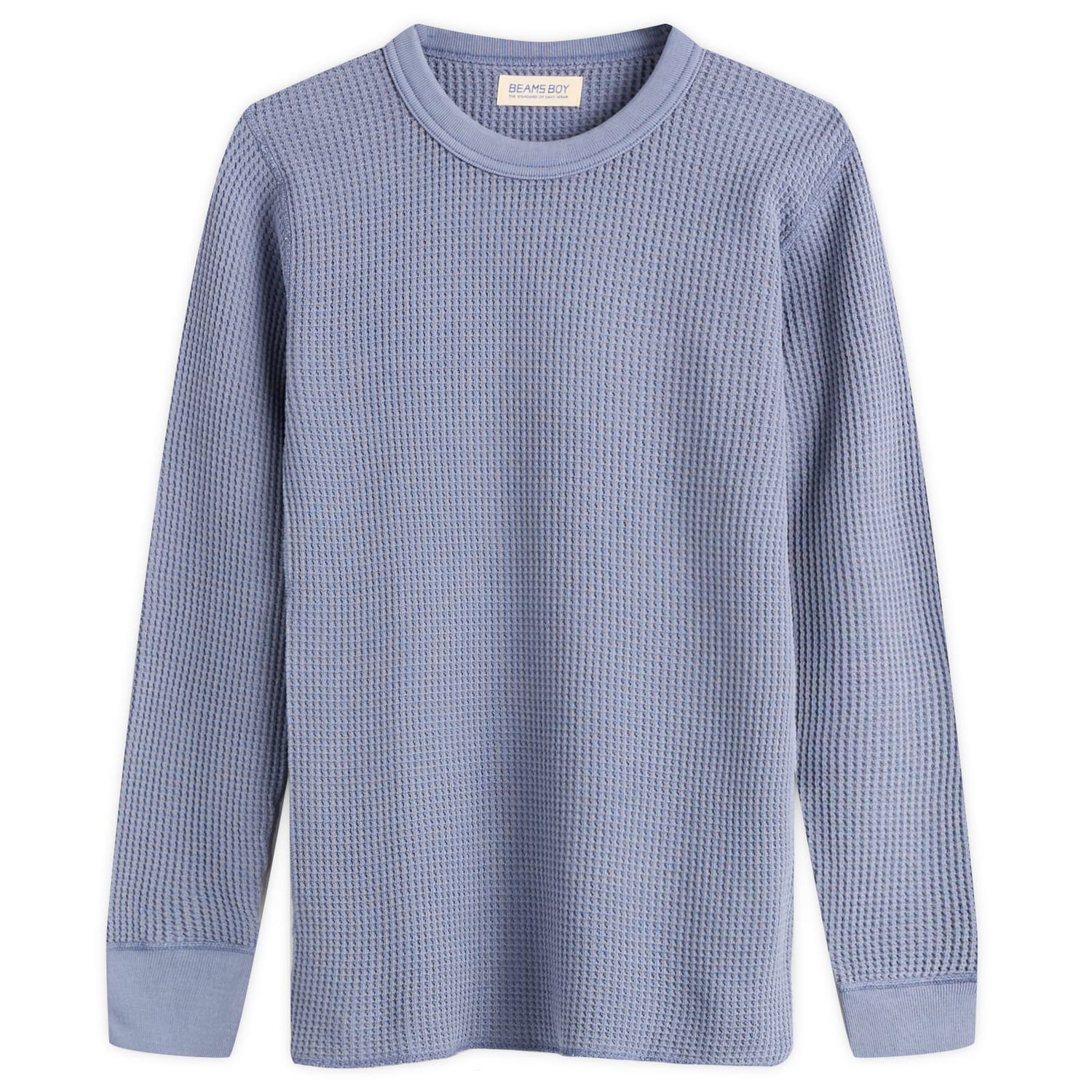 Tričko BEAMS Beams Boy Thermal Crew Long Sleeve T-Shirt Modrá | 1314-0091-654-75, 0
