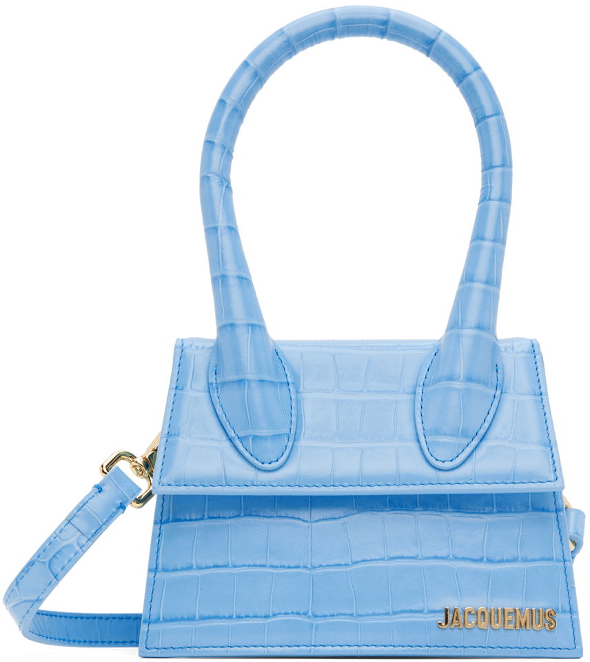 Taška cez rameno Jacquemus Le Raphia 'Le Chiquito Moyen' Bag Modrá | 213BA002-3101, 0