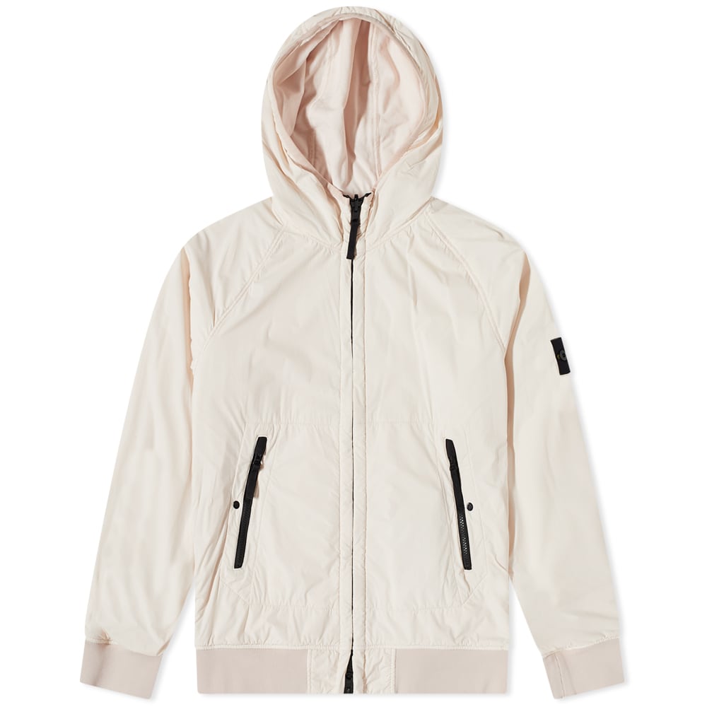 Bunda Stone Island Reversible Polartec Hooded Jacket Biela | 771542028-V0080, 0