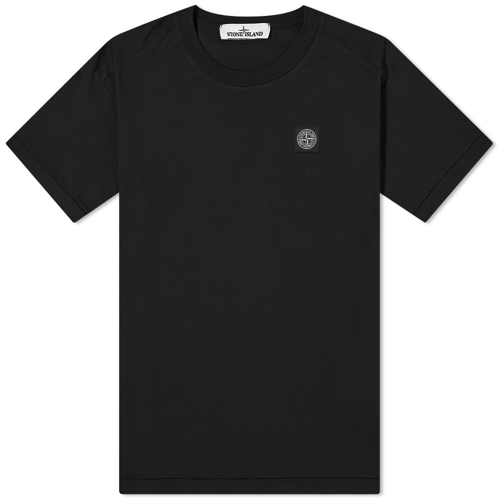 Tričko Stone Island Patch Logo Te Čierna | 741524113-V0029, 0