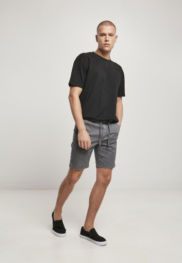 Šortky Urban Classics Stretch Twill Joggshorts Šedá | TB1609-02946, 5