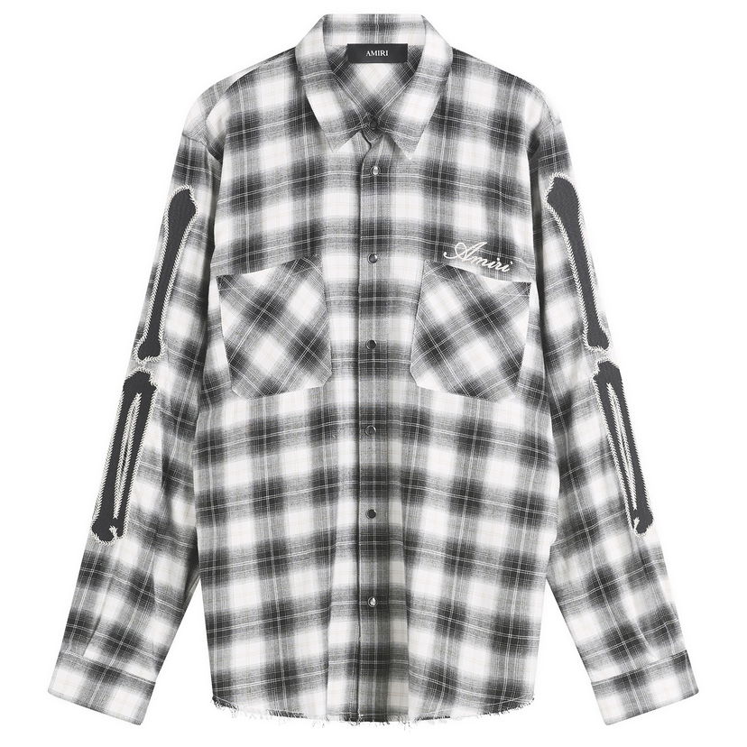 Košeľa AMIRI AMIRI Bones Flannel Overshirt Rôznofarebný | AMTOSH1007-001