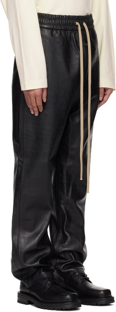 Tepláky Fear of God Fear of God Forum Leather Pants Čierna | FGE240-4141CEN, 1