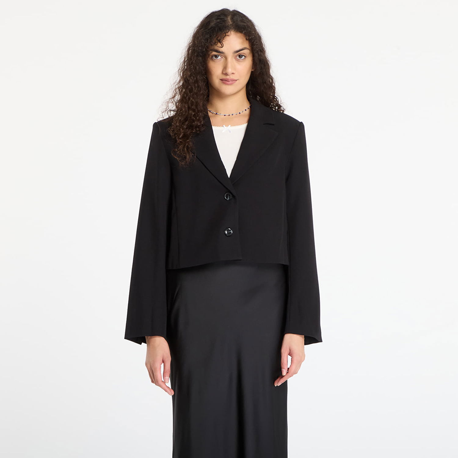 Bunda Samsoe Samsoe Cropped Salaney Blazer Čierna | F25300114_CLR000021, 0