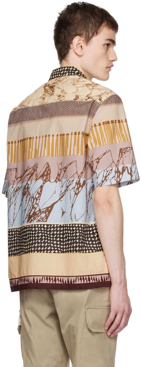 Paul Smith Assembled Stripe Pattern Shirt