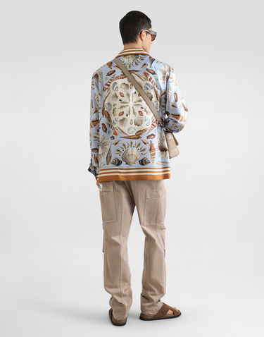 Košeľa Dolce & Gabbana Dolce & Gabbana Shell-print Silk Twill Vanity Shirt Rôznofarebný | G5IF1THI1ZBHC5PK, 2
